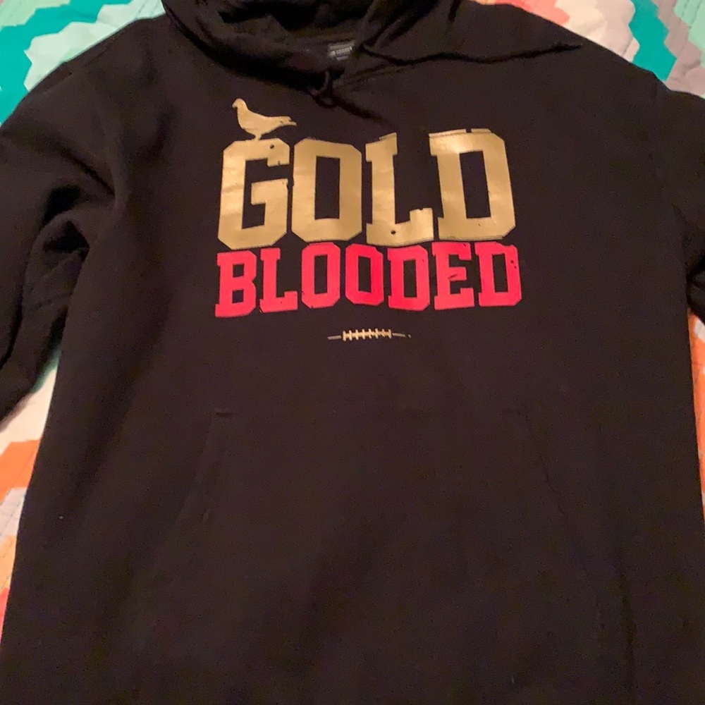 Adapt Gold Blooded hoodie SF 49ers size XL